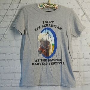 Parks and Recreation I Met Lil Sebastian Pawnee Indiana Harvest Festival Tee S